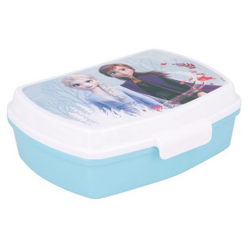 Disney Frozen Lunchbox 4 Teilige Set Die Eiskönigin Elsa und Anna - Brotdose Trinkflasche Besteck, (4-tlg)