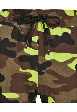 URBAN CLASSICS Stoffhose Urban Classics Damen Ladies Printed Camo Hot Pants (1-tlg)