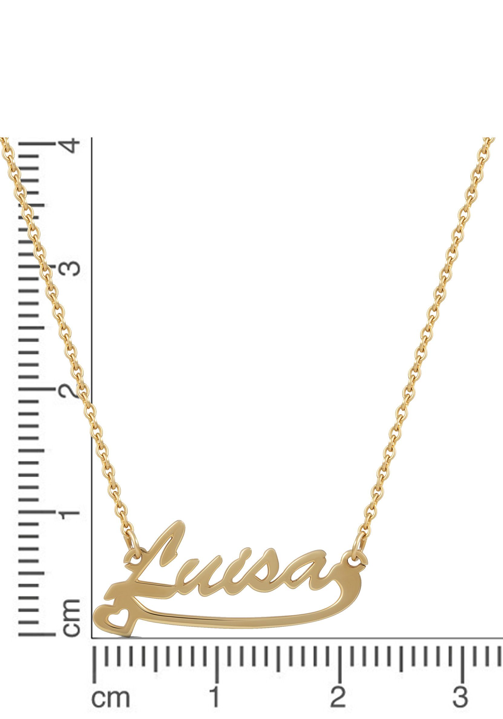 Firetti Namenskette Schmuck Geschenk Silber 925 Halskette mit deinem Namen