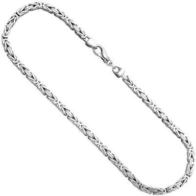 Schmuck Krone Silberkette 5,9mm Königskette Halskette Collier 925 Silber glänzend Unisex 50cm