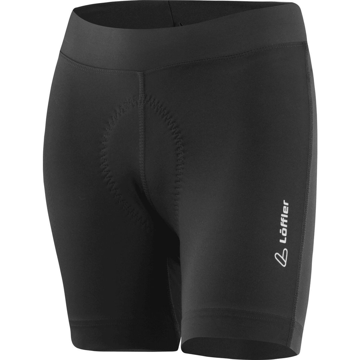 Löffler Fahrradhose Women Bike Tights X-short Basic Unsere Einsteiger-Radhose mit breitem Comfortbund und komfortablem