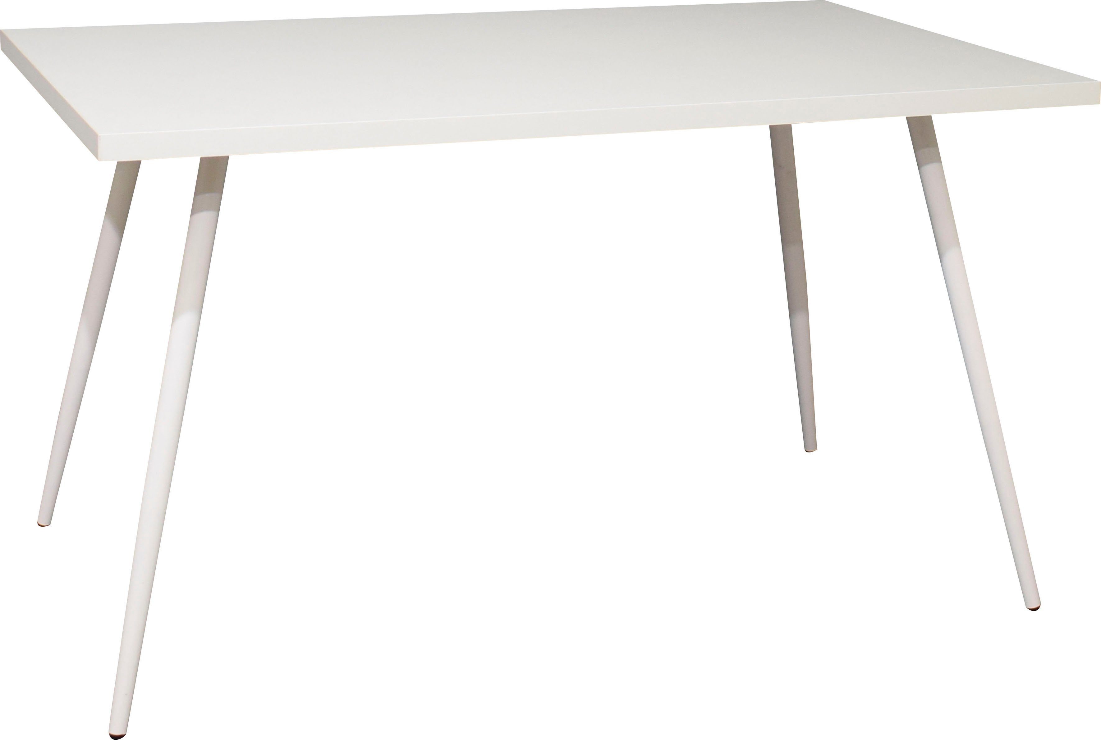 Mäusbacher Schreibtisch Big System Office, Breite 120 cm weiß matt/weiß | weiß | Schreibtische