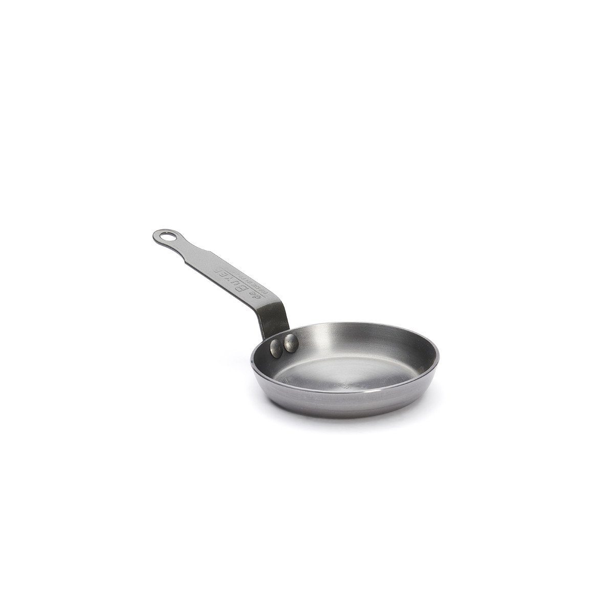 de Buyer Bratpfanne Mineral B, Blinis-Pfanne 12 cm - Eisen mit Bienenwachsbeschichtung -