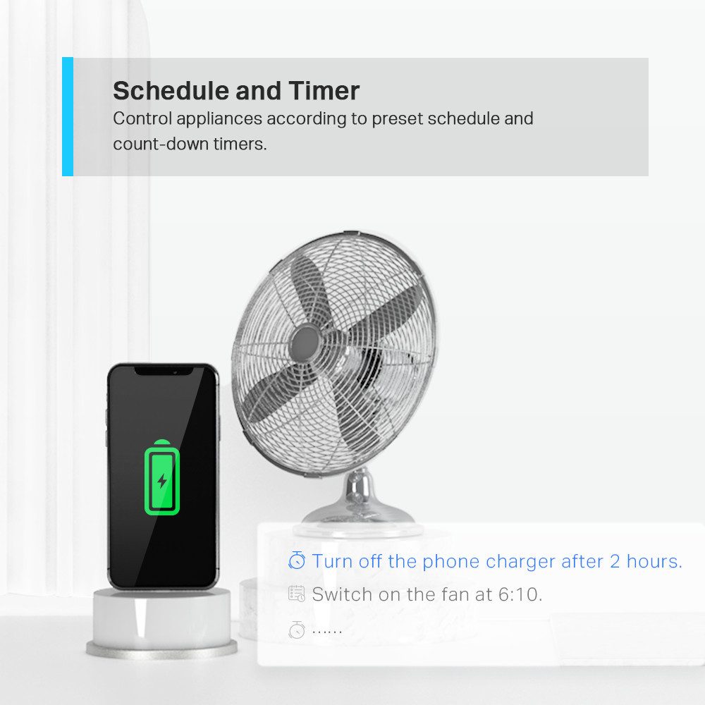 Tapo Steckdose Tapo WLAN Smart Steckdose Tapo P100(2-Pack), Smart Home Steckdose