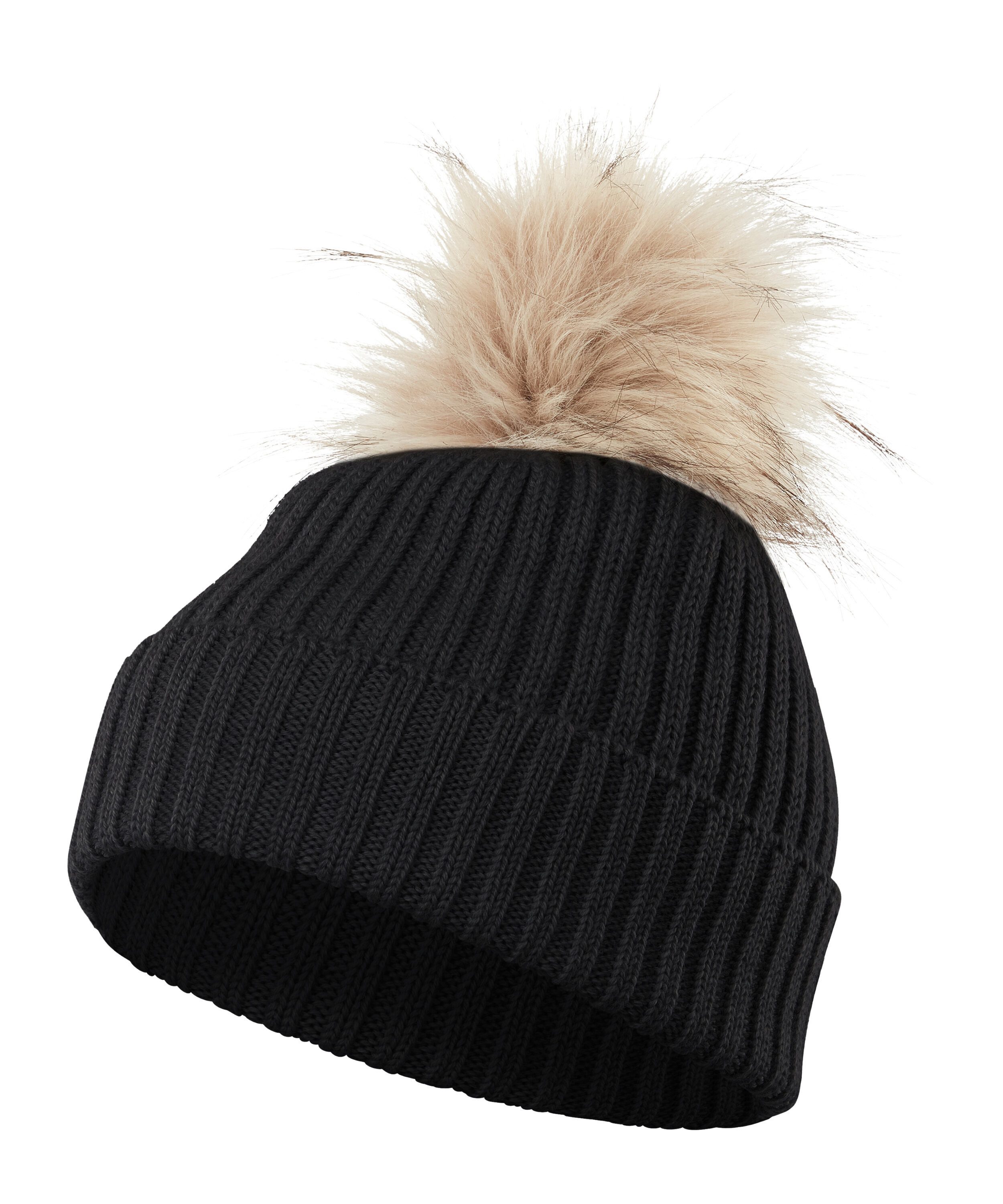 Strickmütze Mütze mit feinster Merinowolle