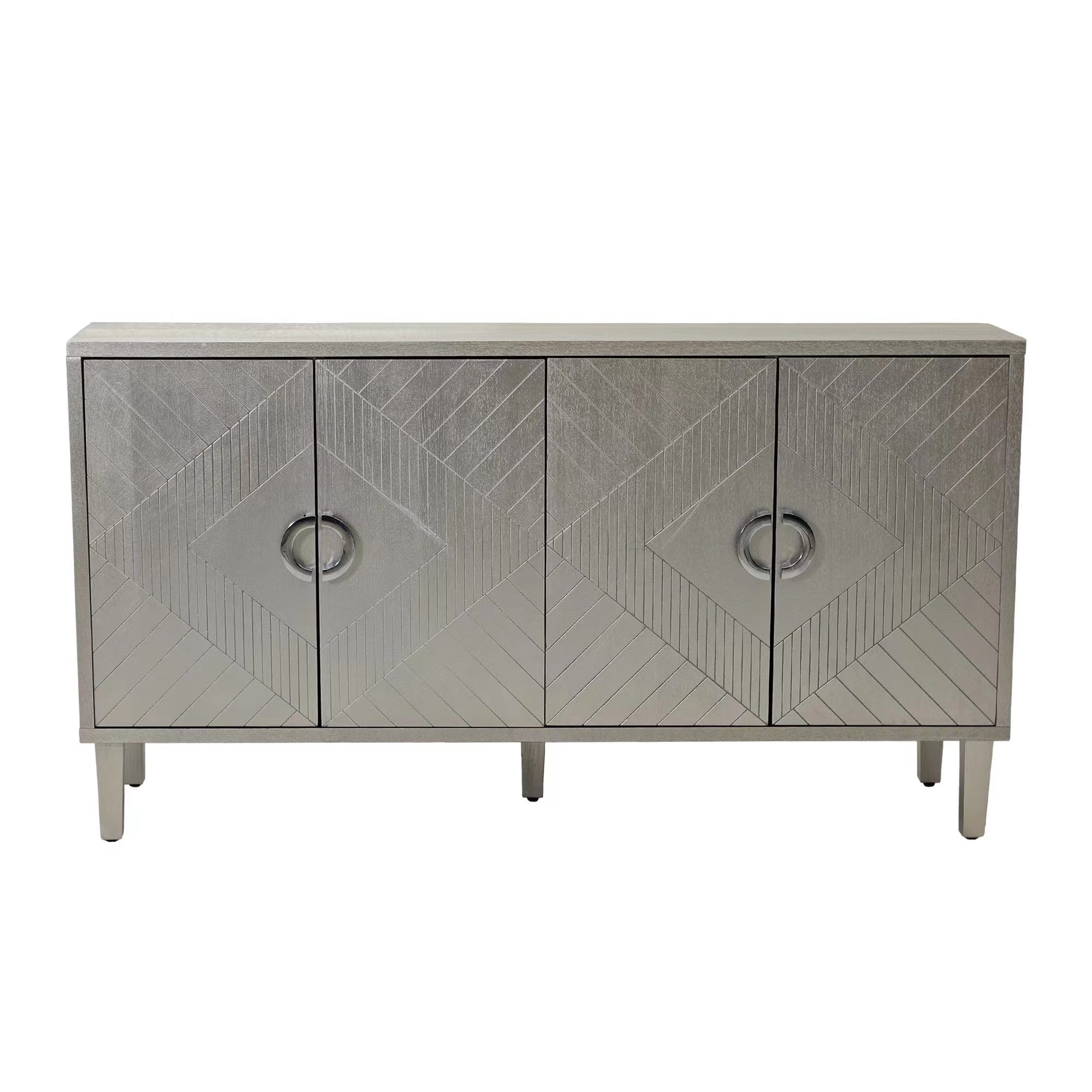 FANNOU Mehrzweckschrank aufbewahrungsschrank, 152 x 82,5 x 40 cm für Wohnzimmer, Schlafzimmer und Küche