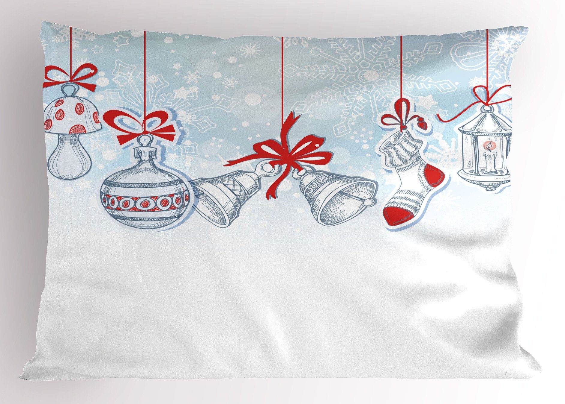 Stück), Kissenbezüge Weihnachten King Kissenbezug, Gedruckter Abakuhaus Standard Retro (1 Dekorativer Size