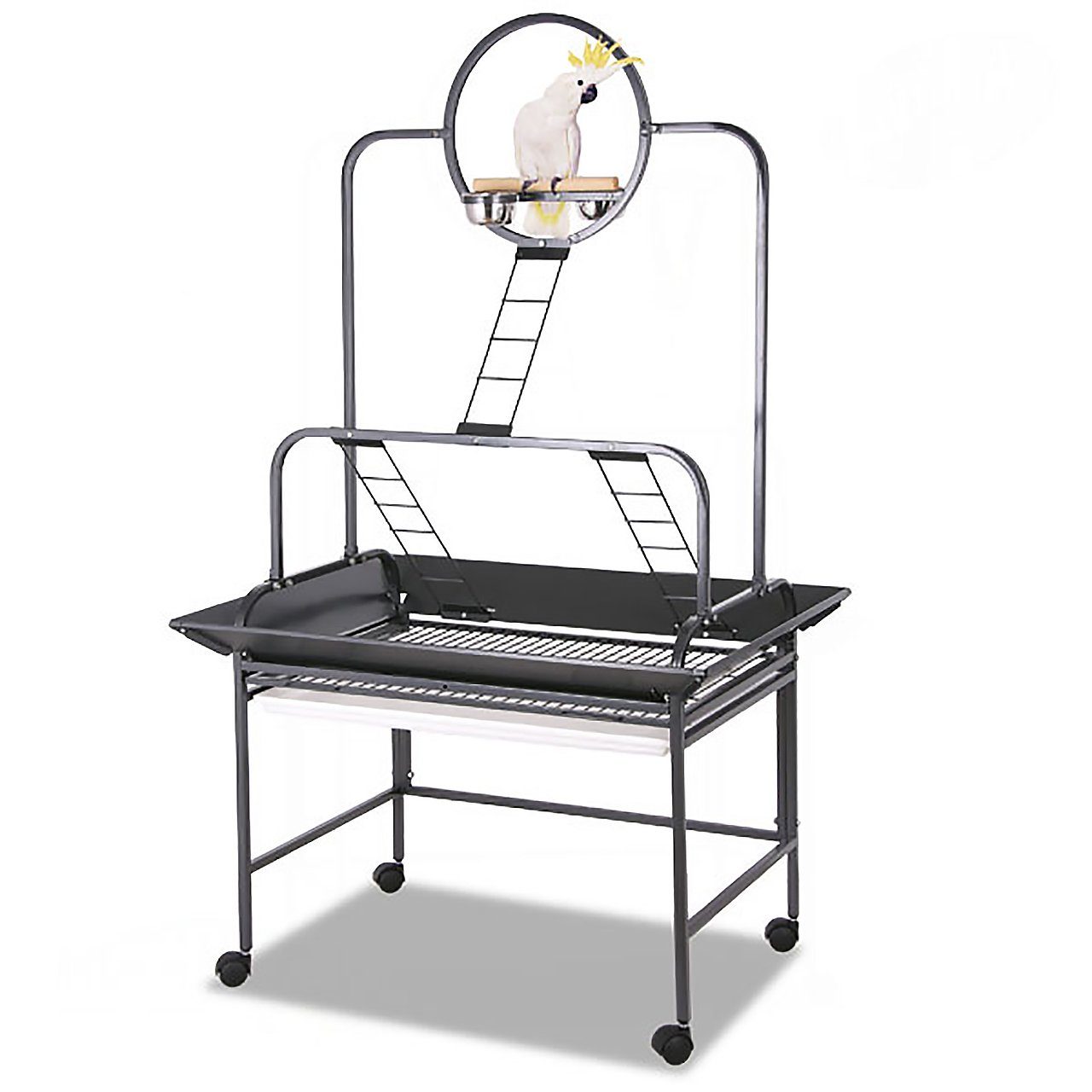 Vogelkäfig Daylite Papageien-Freisitz, Stahl, 103x76x168cm, stabil