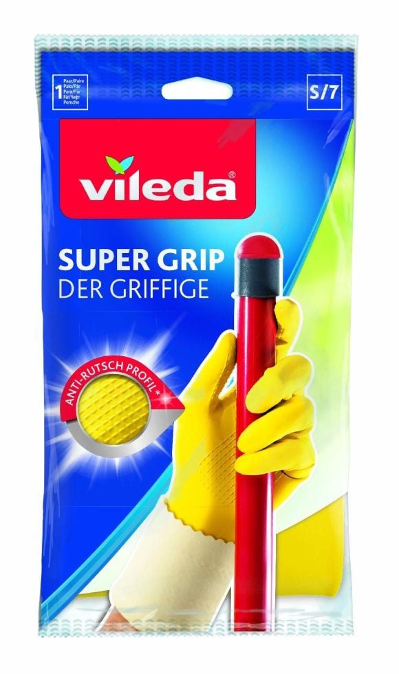 Vileda Latexhandschuhe Vileda Haushaltshandschuhe Der Griffige Größe S