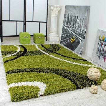 Hochflor-Teppich Mango 301, Paco Home, rechteckig, Höhe: 34 mm, weicher Shaggy, modernes Design, ideal im Wohnzimmer & Schlafzimmer
