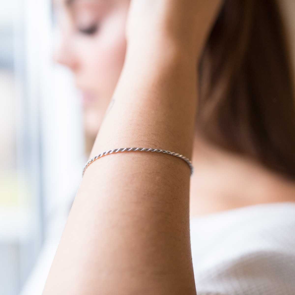 Materia Silberarmband Kordelkette 1,2mm gedreht 18-23cm günstig online kaufen