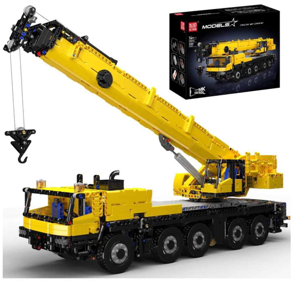 Mould King 17073 RC Mobiler Kran LTM 1110 Spielbausteine, (3218 St)
