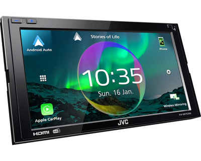JVC KW-M875DBW WiFi Apple CarPlay Android Auto Bluetooth DAB+ 2-DIN Autoradio (Digitalradio (DAB)