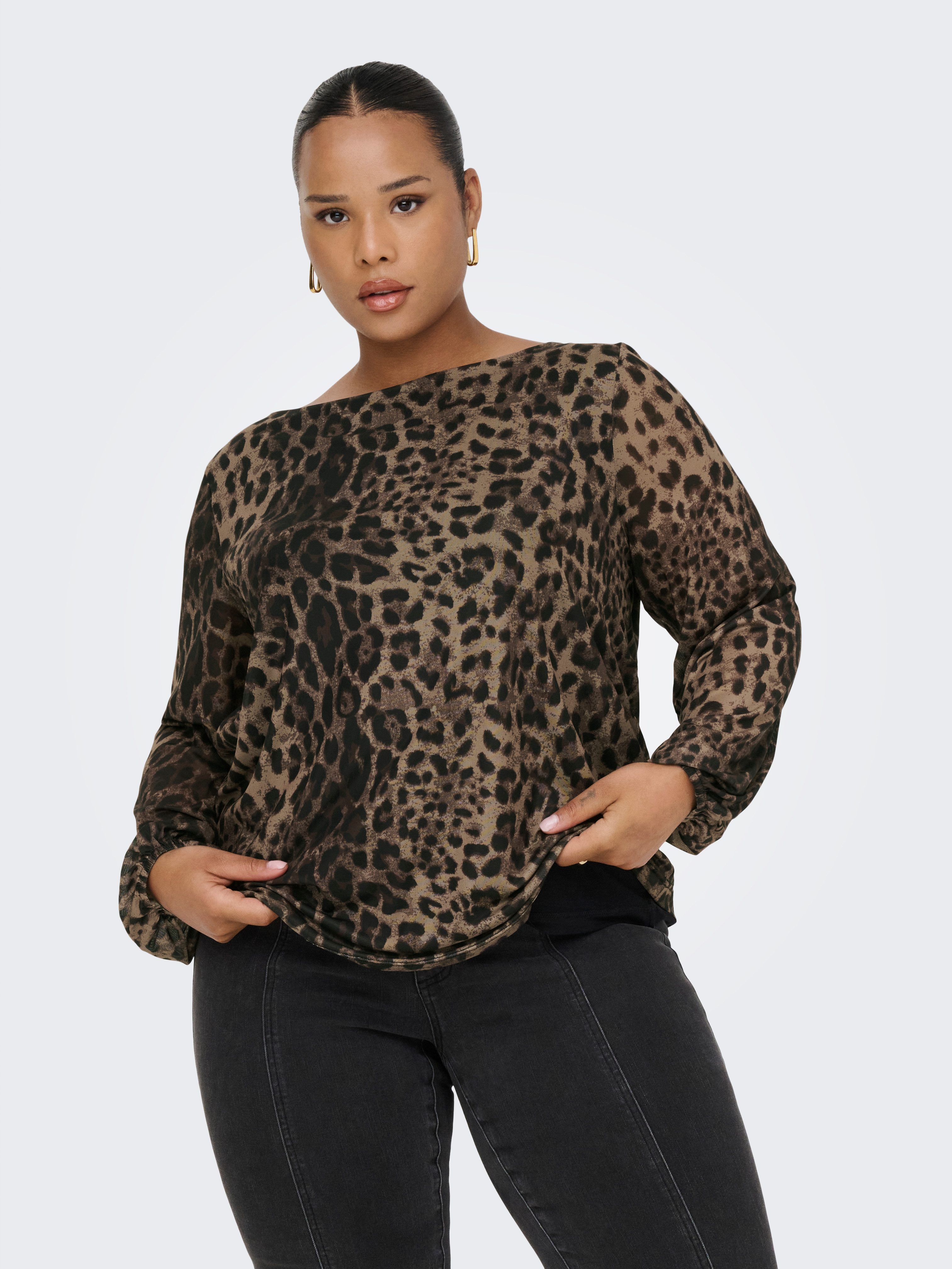 ONLY CARMAKOMA Langarmshirt CARFOREST LIFE L/S günstig online kaufen