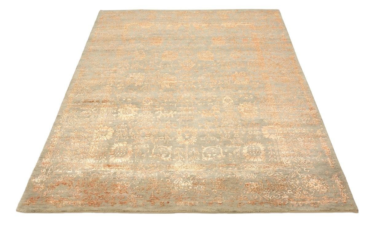 Sadraa Designteppich, 148x198 Orientteppich rechteckig, mm Orientteppich / Handgeknüpfter Höhe: Moderner 10 Nain Trading,