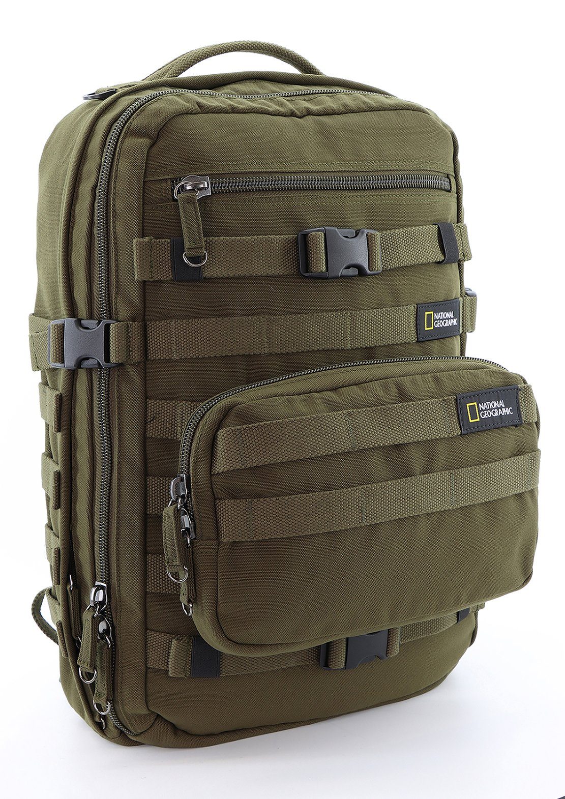 NATIONAL GEOGRAPHIC Cityrucksack Milestone, aus recycelten PET-Flaschen