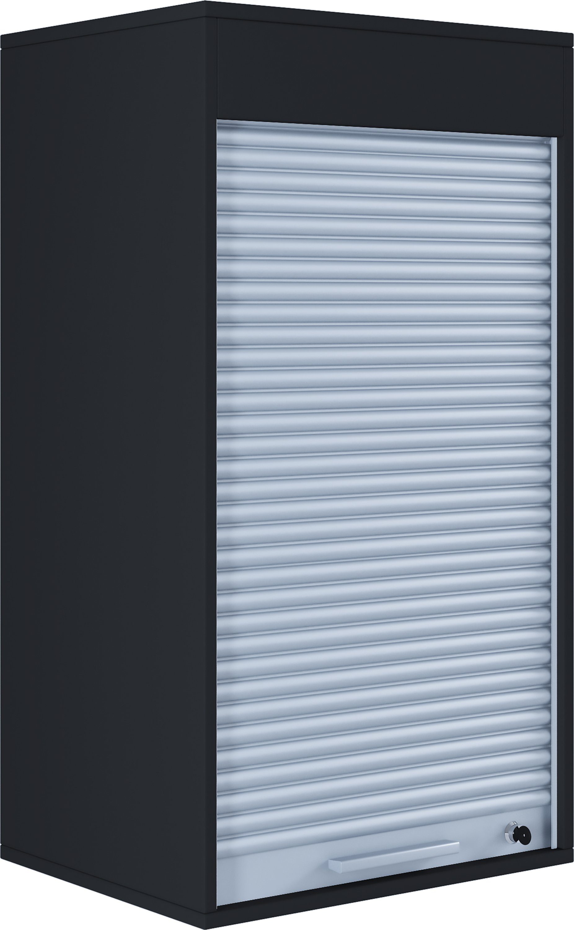 VCM Aktenschrank Büroschrank Aktos mit Rollladen H. 93 x B. 50 x T. Aktenschrank mit Rollladen, Büromöbel