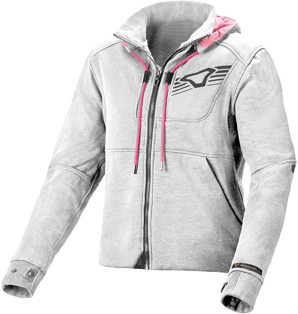 Macna Motorradjacke District Damen Motorrad Textiljacke protektoren reflektierende