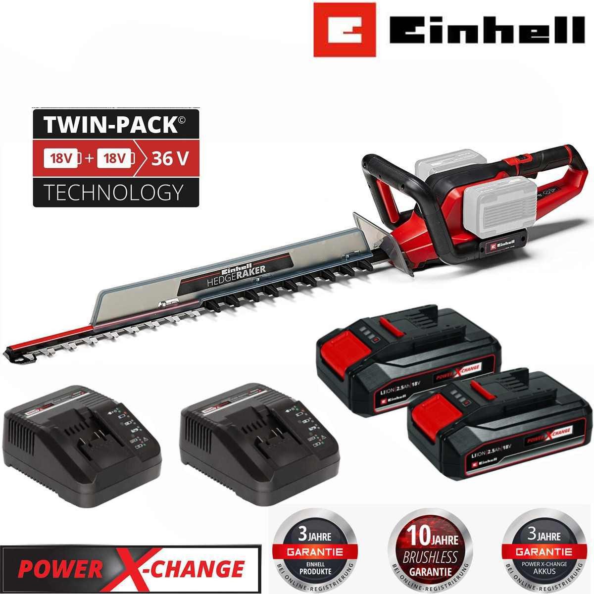 Einhell Akku-Heckenschere 36V Heckenschere GE-CH 36/65 günstig online kaufen