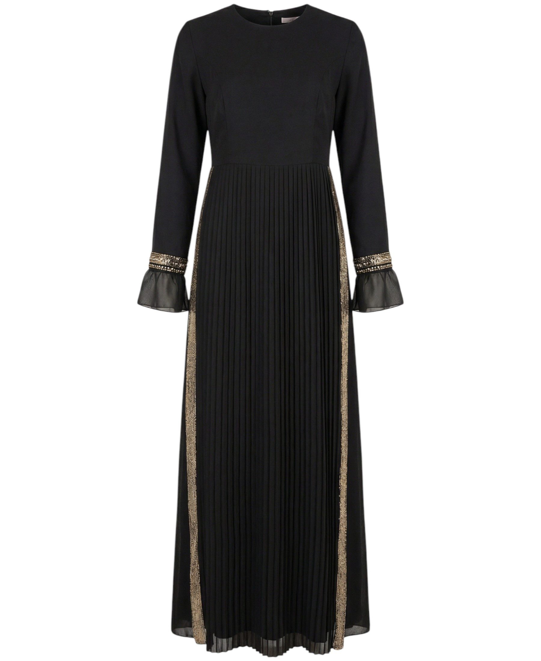 Maxikleid Damen Hijab Abendkleid mit Pailletten Modest Abiye Abaya (EYLÜL)