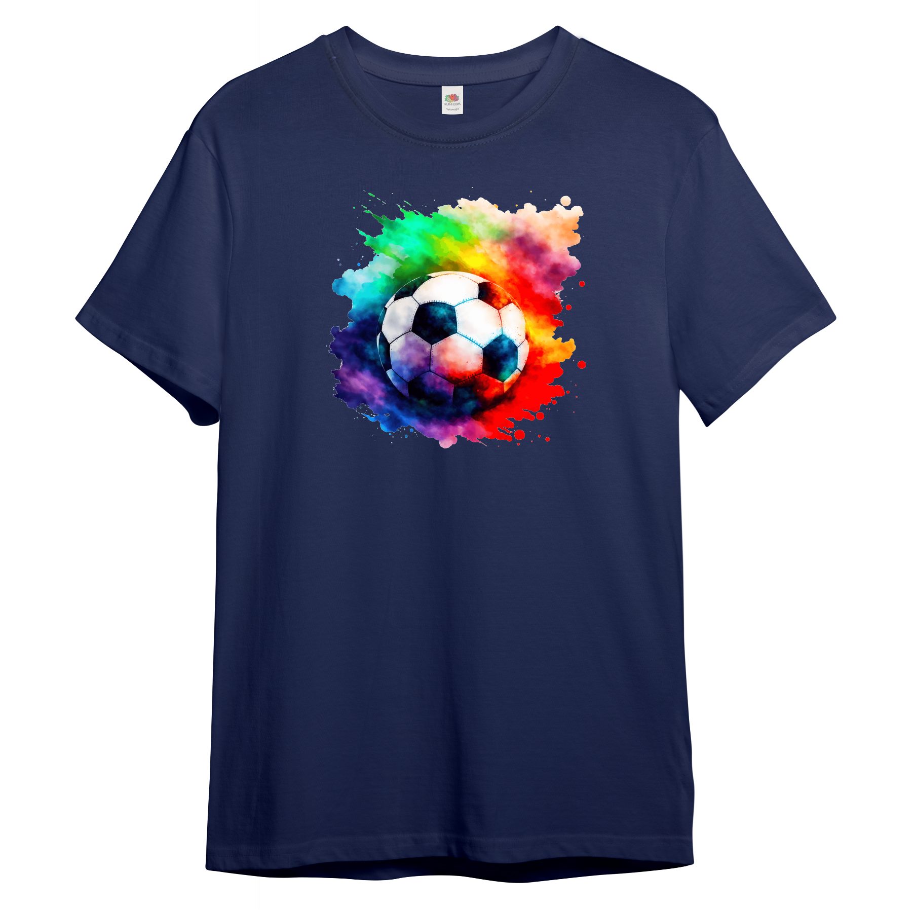 T-Shirt Kinder T-Shirt, Bunter Fußball 1