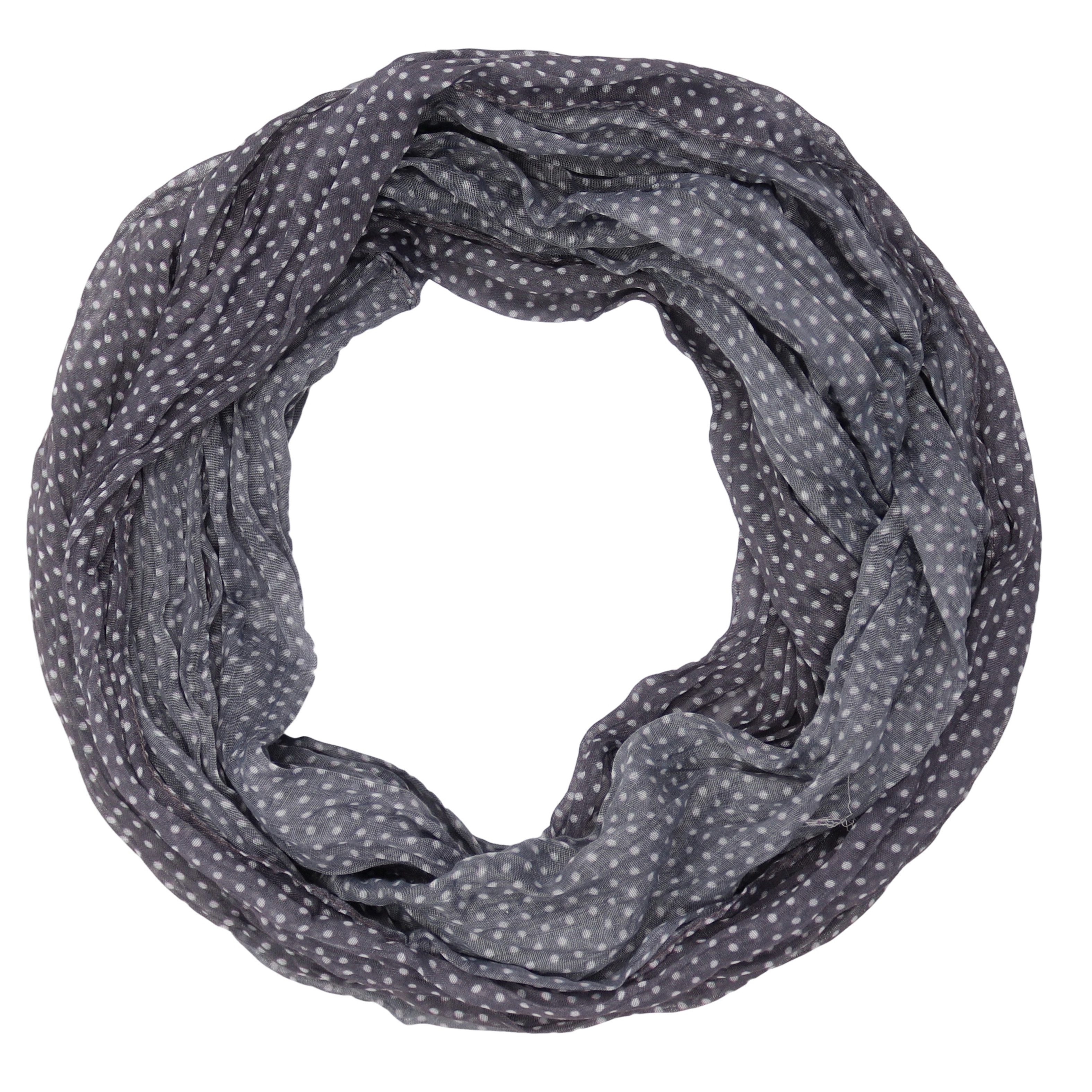 MIRROSI Loop Damen Schal mit Blümchen-Muster Weich, (zweimal um den Hals wickelbar, ca.45x75cm), Damen Halstuch ideal für Frühling, Sommer oder Herbst