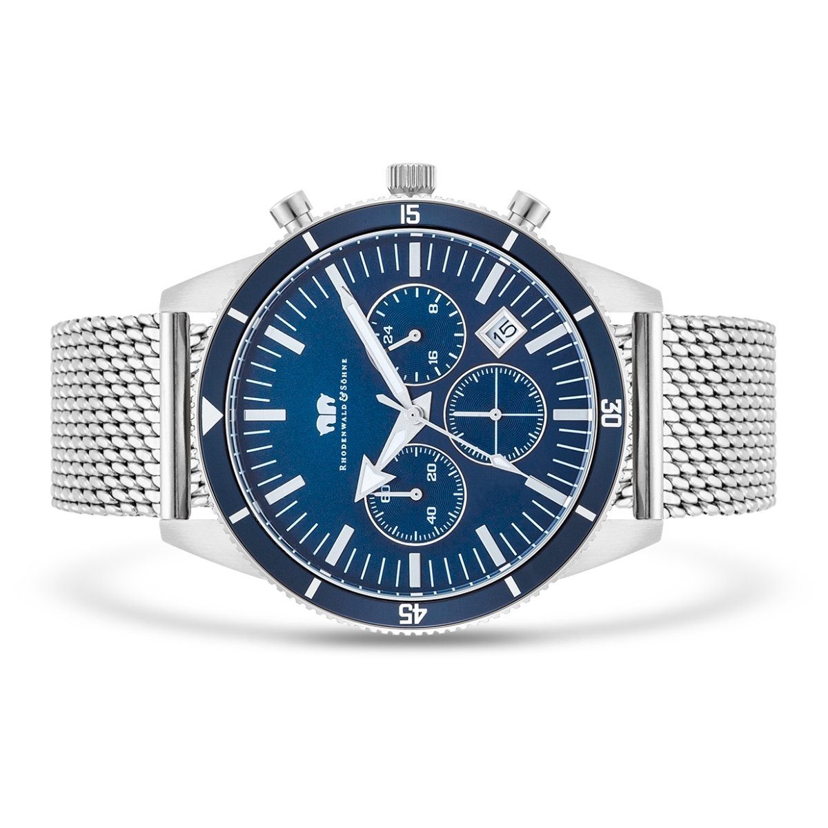 Rhodenwald & Söhne Chronograph Classic silber Classic, mit Quarzwerk