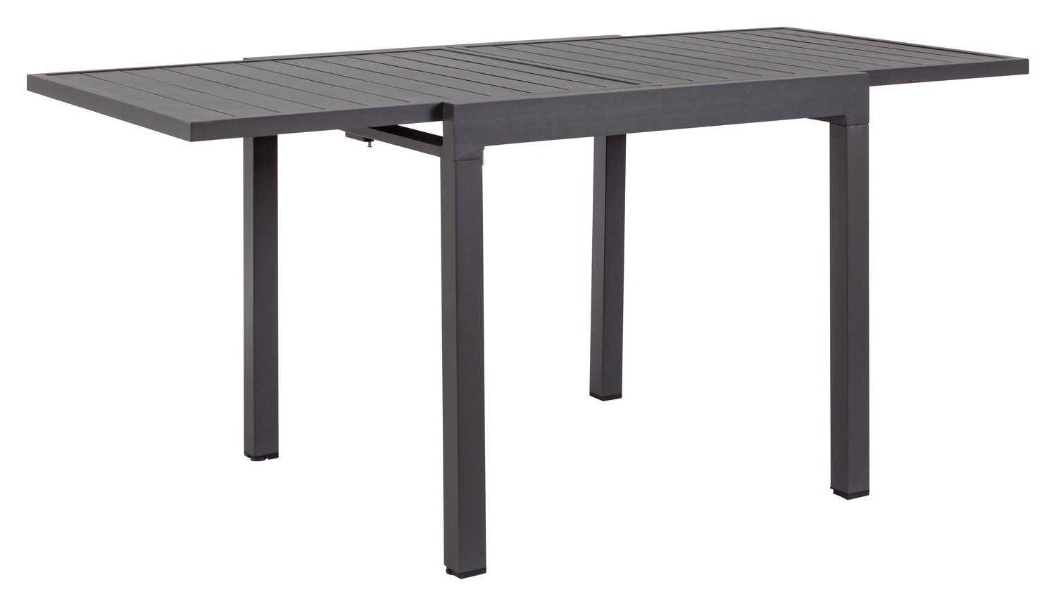 Outdoor-Esstisch, Verlängerungsplatte), 1 pulverbeschichtetes Depot (Packung, Aluminiumgestell Esstisch Tisch mit 1 ausziehbar Bizzotto Pelagius