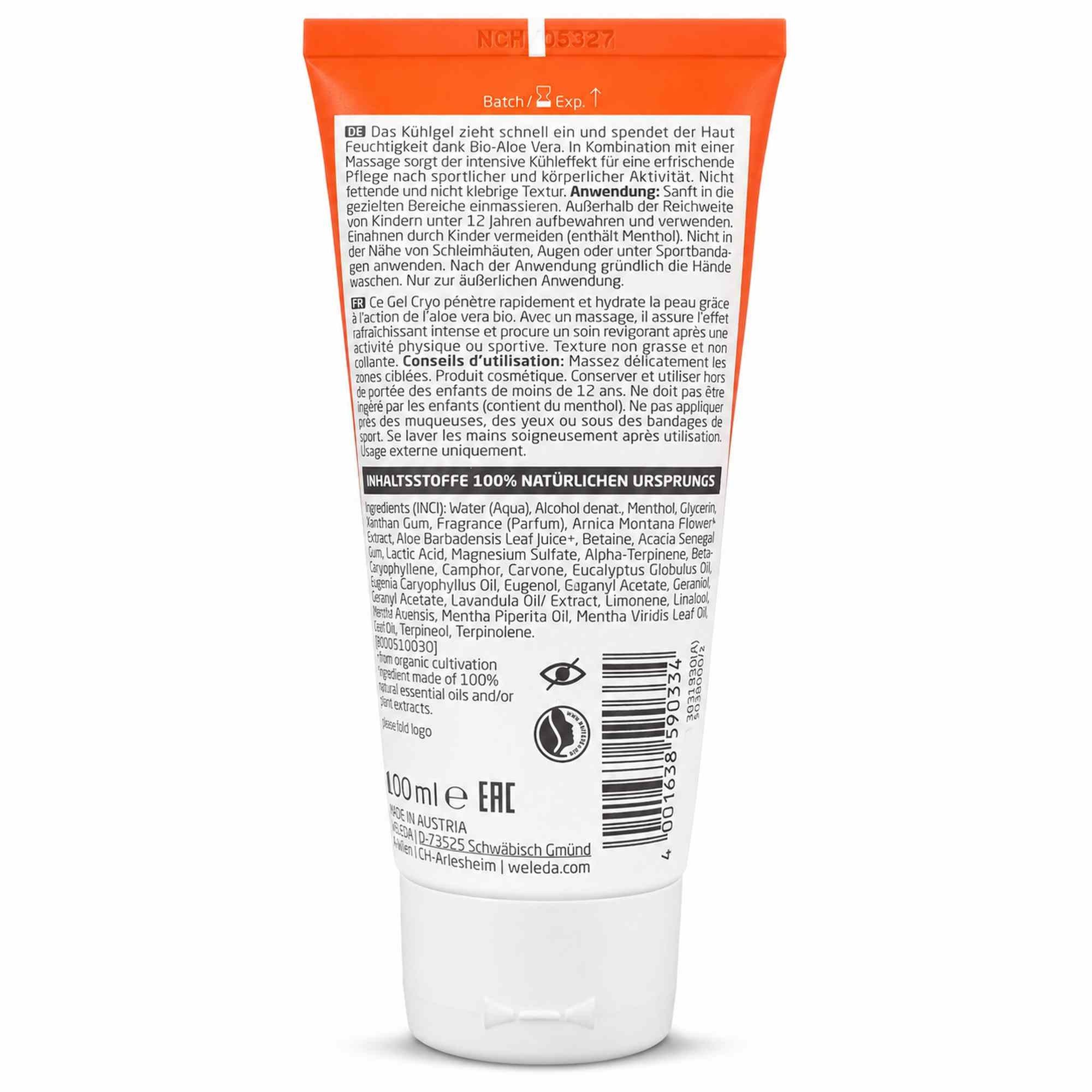 WELEDA AG Bodylotion WELEDA Sport Kühlgel Arnika