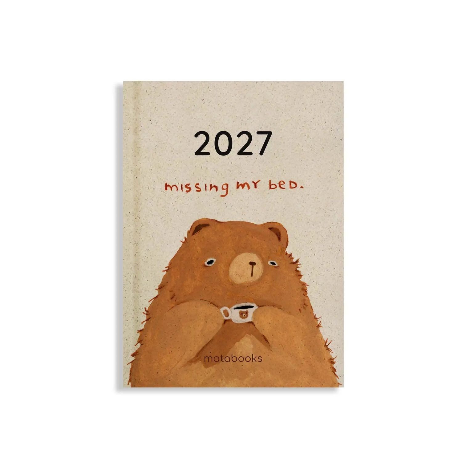 matabooks Jahresplaner matabooks - A6 Kalender Samaya 2027 Farbe: Mocha Brown (DE/EN)