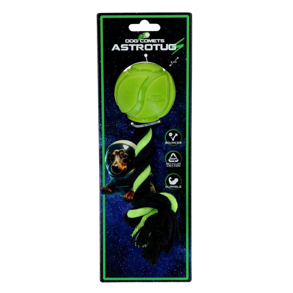 Tierquietschie Dog Comets AstroTug grün