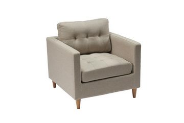 ebuy24 Relaxsessel Marino Sessel Stoff sandfarben.