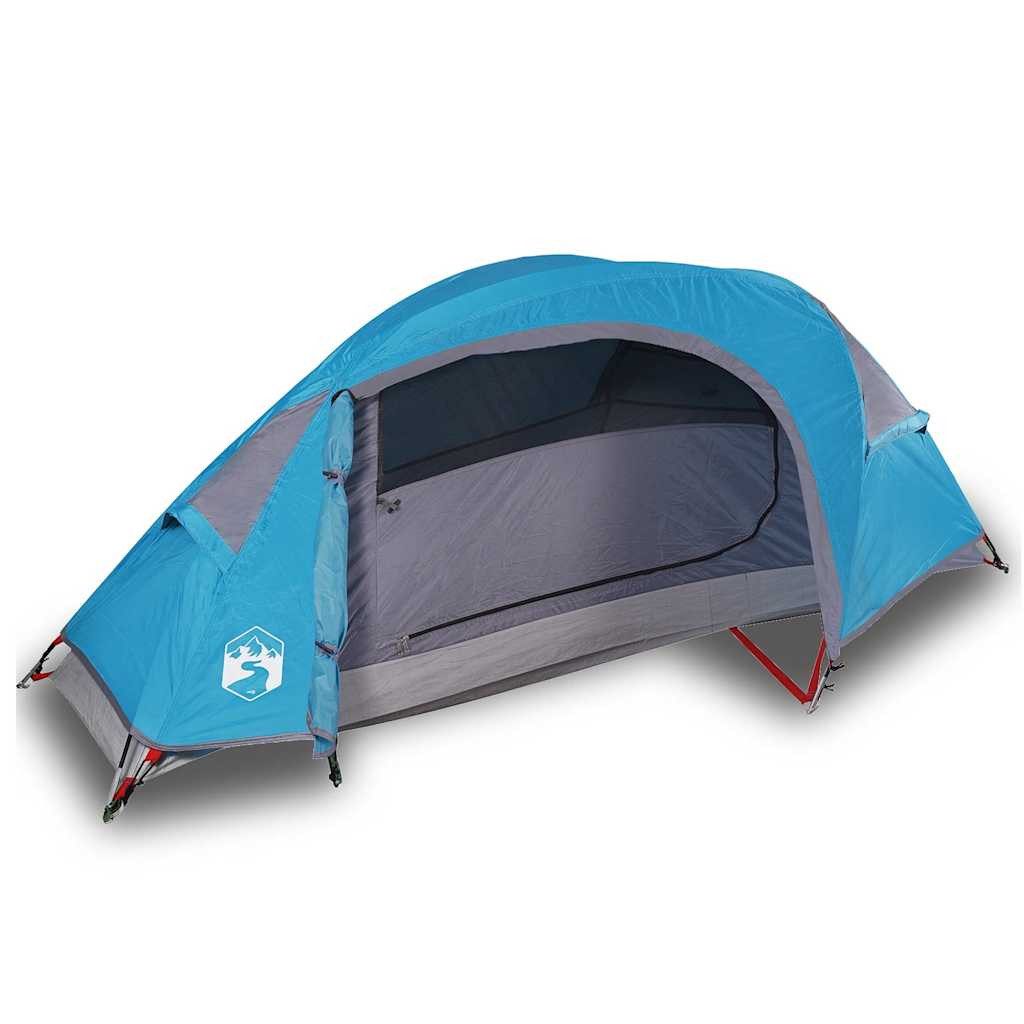 vidaXL Kuppelzelt Kuppel-Campingzelt 1 Person Blau günstig online kaufen