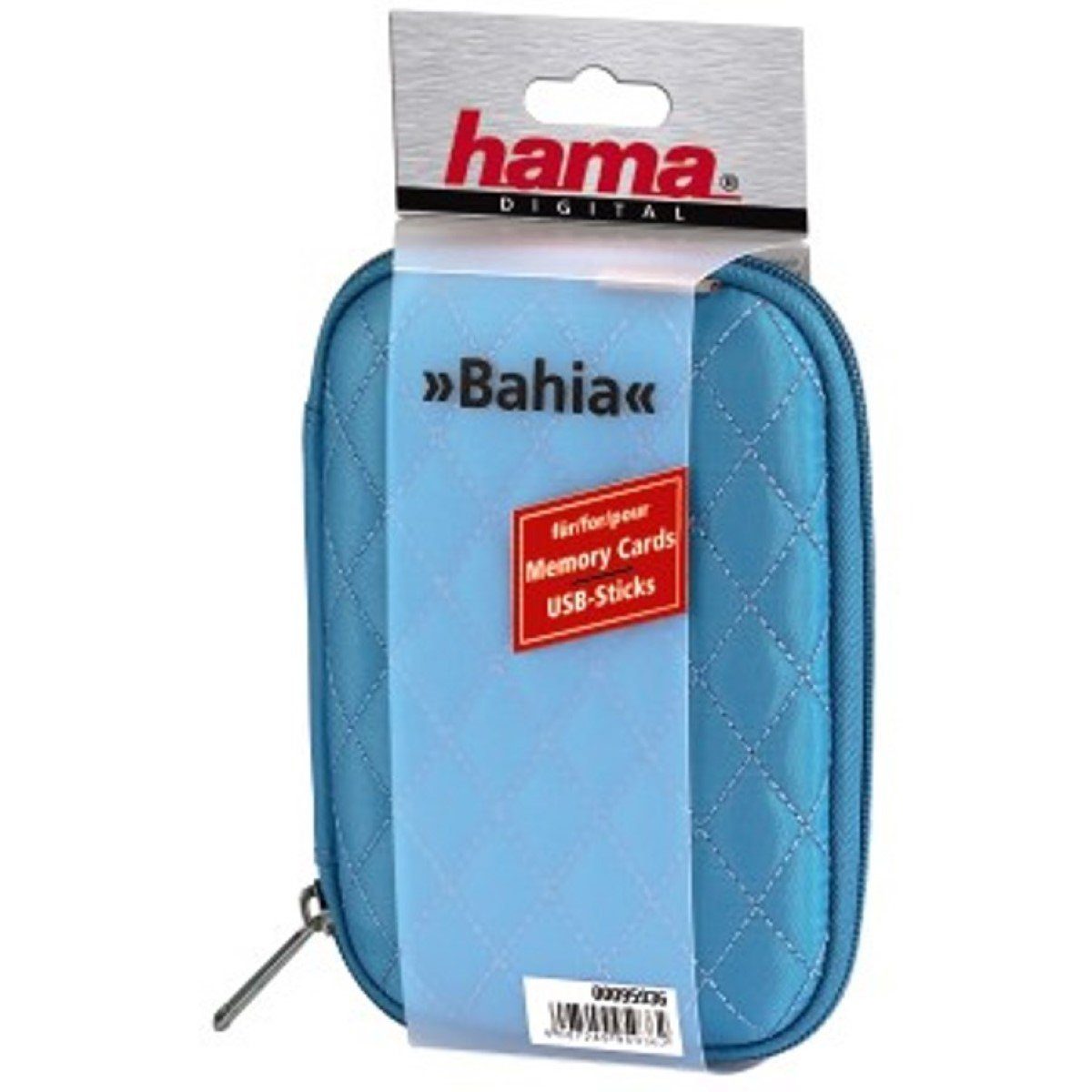 Hama Etui Batterien 6x und MMC Blau, Etui Karte, SDHC Etui Case MS USB-Sticks SD Bahia 8x für Speicherkarten-Tasche xD CF