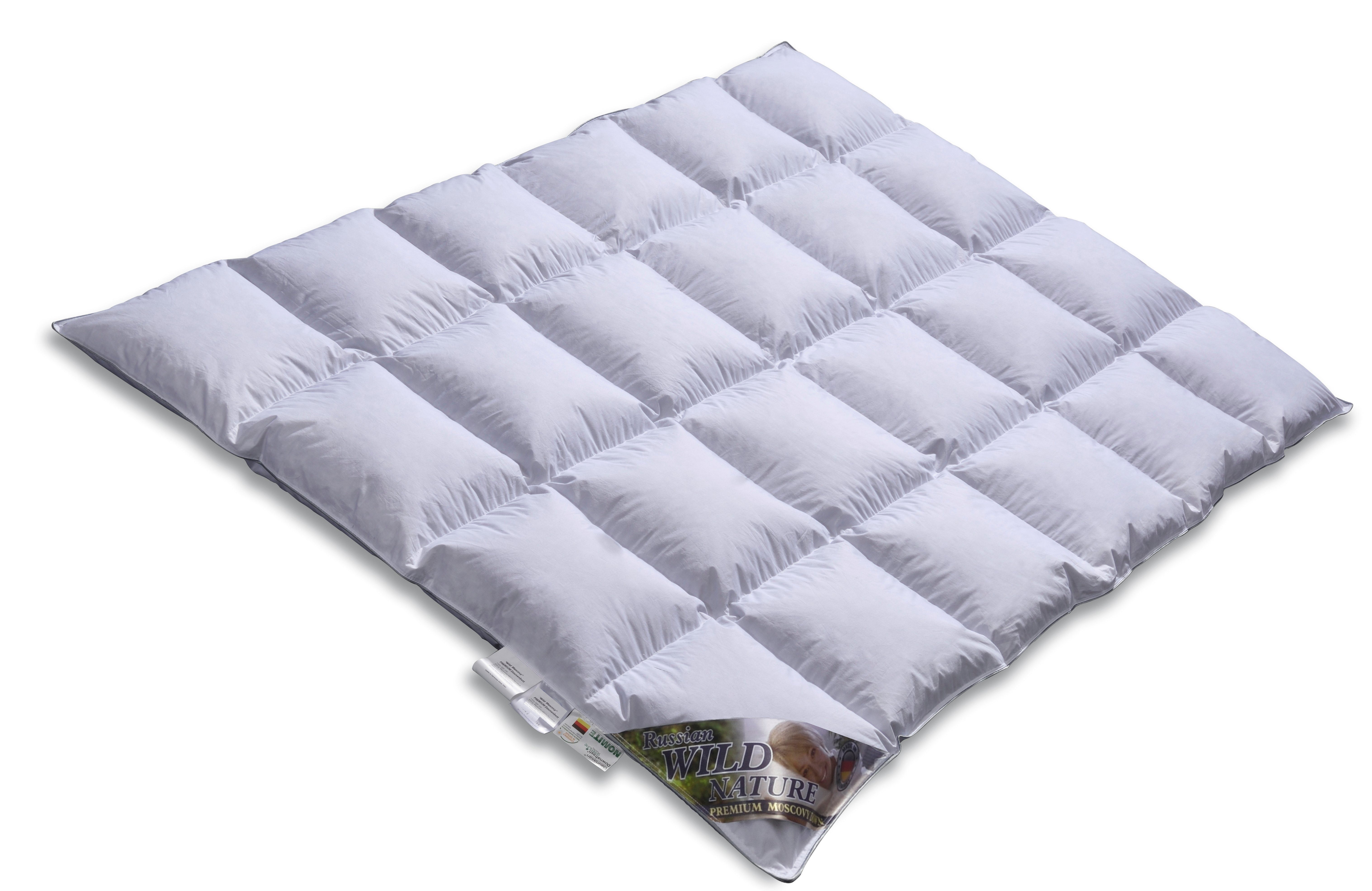 Vitaschlaf Daunenbettdecke Vitaschlaf® Wild Moscovy® Bettdecken Sommer Wint günstig online kaufen