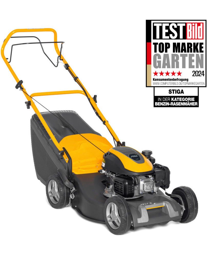STIGA GARDEN Benzinrasenmäher Collector 48 S, 46 cm Schnittbreite, Radantrieb