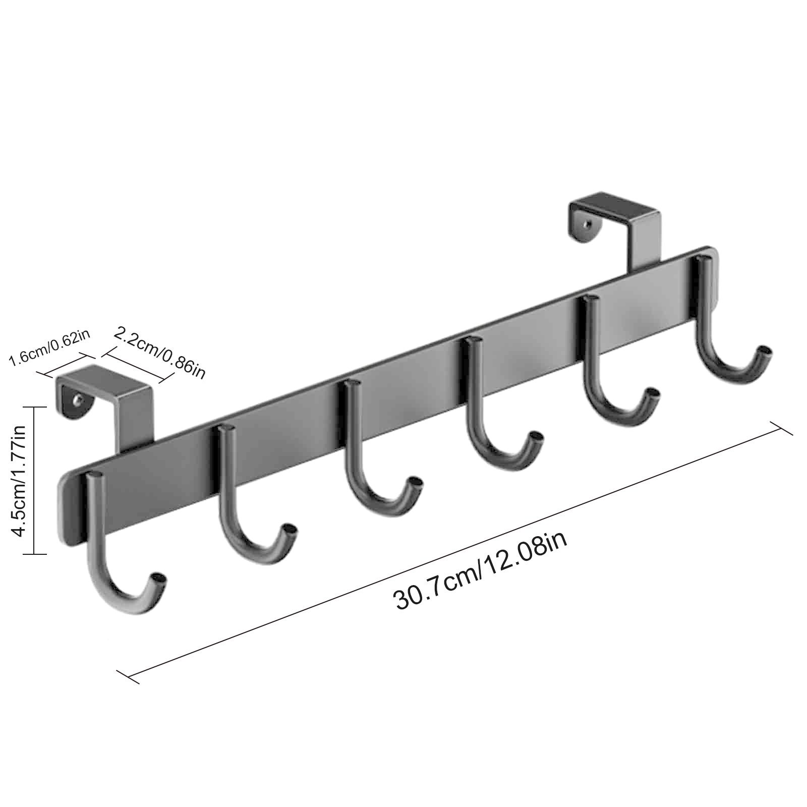 OKWISH Türgarderobe Türhaken Türhakenleiste Tür Kleiderhaken günstig online kaufen