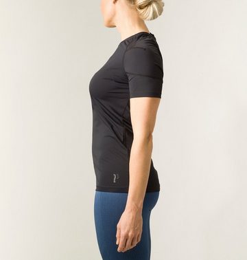 Swedish Posture Trainingsshirt REMINDER POSTURE T-SHIRT WOMAN - erinnert an eine aufrechte Haltung unifarben, elastischer Einsatz erinnert an eine aufrechte Haltung, funktioniert ohne Kompression