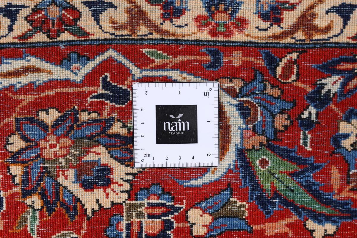 Orientteppich 220x309 Nain Höhe: Isfahan Handgeknüpfter rechteckig, mm Trading, Alt Perserteppich, 8 / Orientteppich