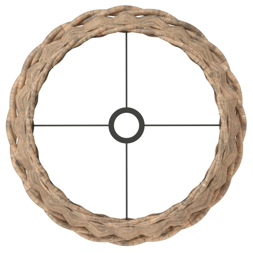 vidaXL Lampenschirm Lampenschirm Braun Ø45x28 cm Korbweide – Bild 5 von 5