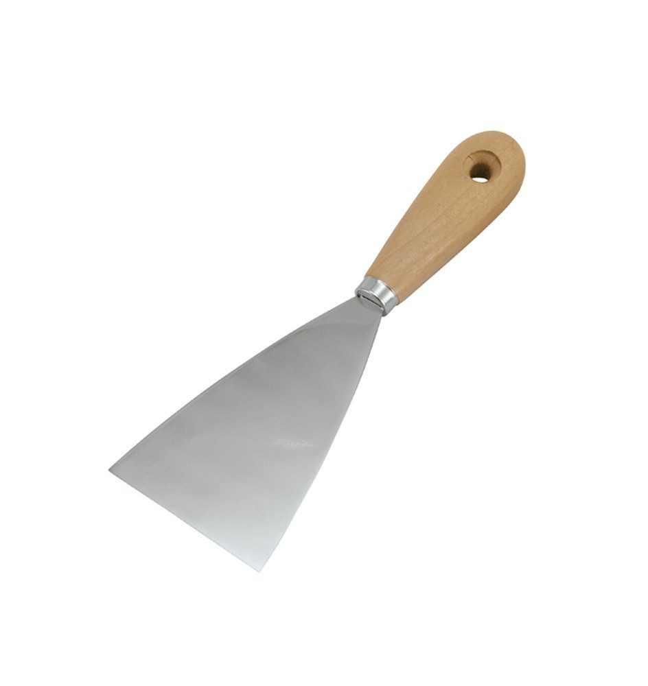 HM Müllner Werkzeuge Malerspachtel Malerspachtel mit rostfreiem Blatt und Holzgriff 50 mm
