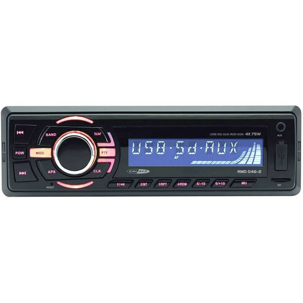 XOMAX XM-V417 Autoradio mit 4 Zoll Touchscreen Bildschirm, Bluetooth  Freisprecheinrichtung, USB SD, AUX, 1 DIN