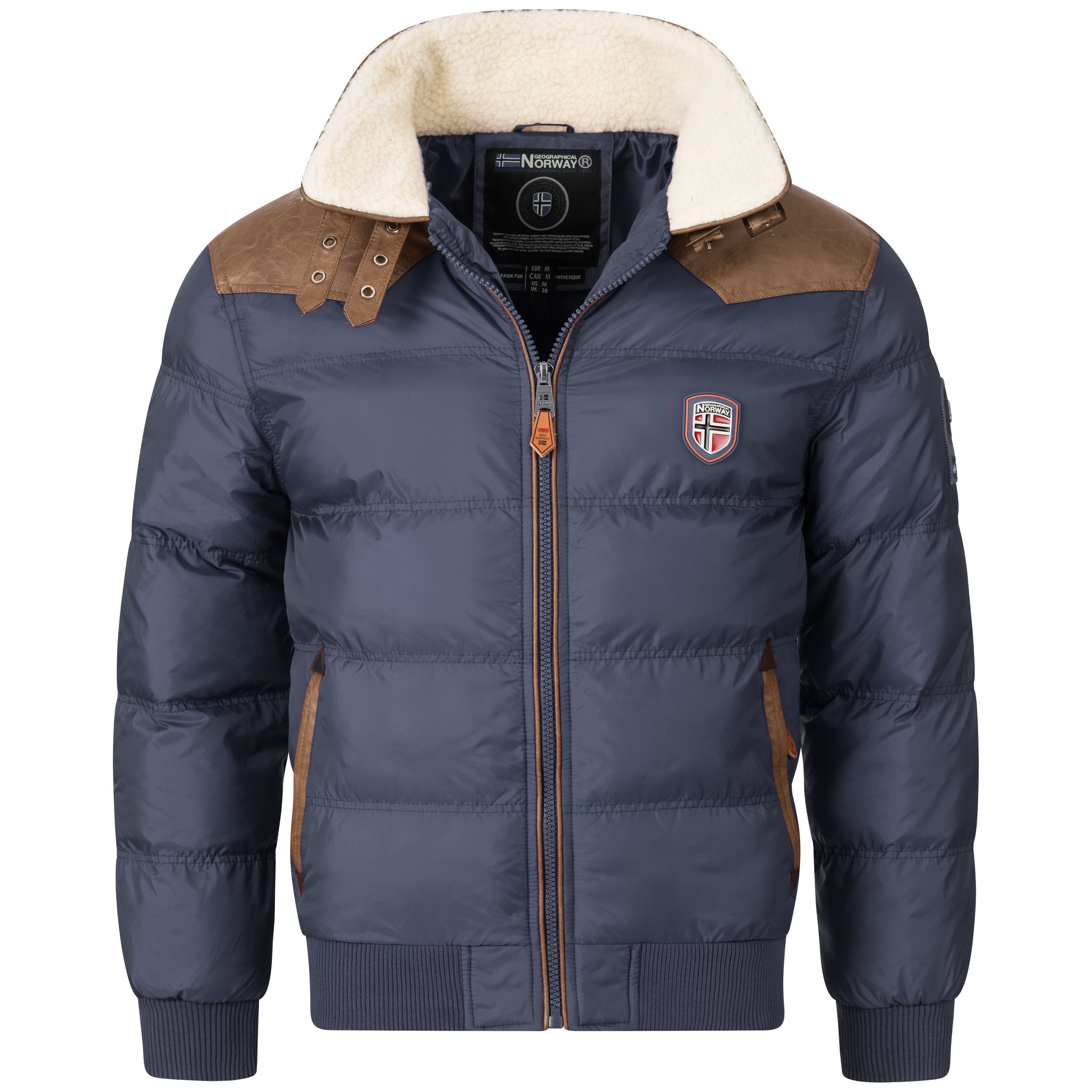 Geographical Norway Winterjacke warme Designer Herren Winter Stepp Jacke Outdoorjacke AB