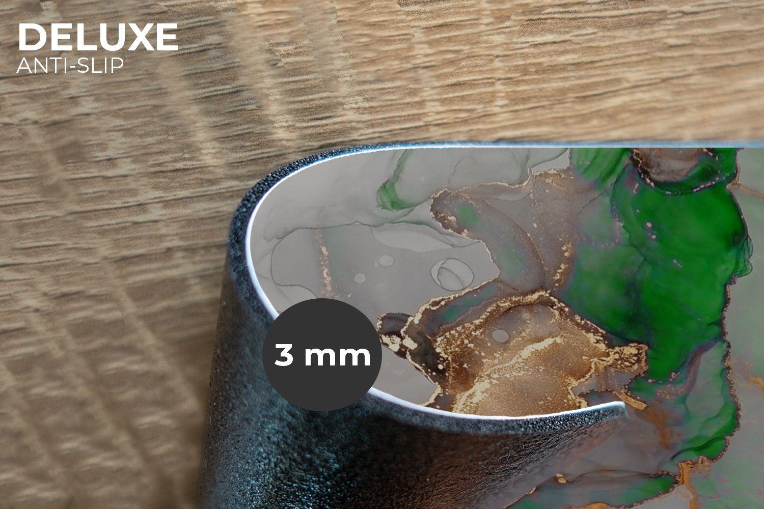 MuchoWow Platzset Marmor - Gold - Grün - Luxus, (6-St), Platzsets, Tischset günstig online kaufen