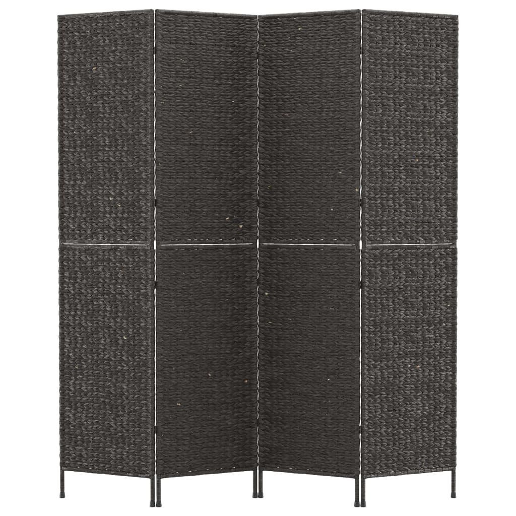 vidaXL Raumteiler Paravent 4-tlg. Schwarz 163x180 günstig online kaufen