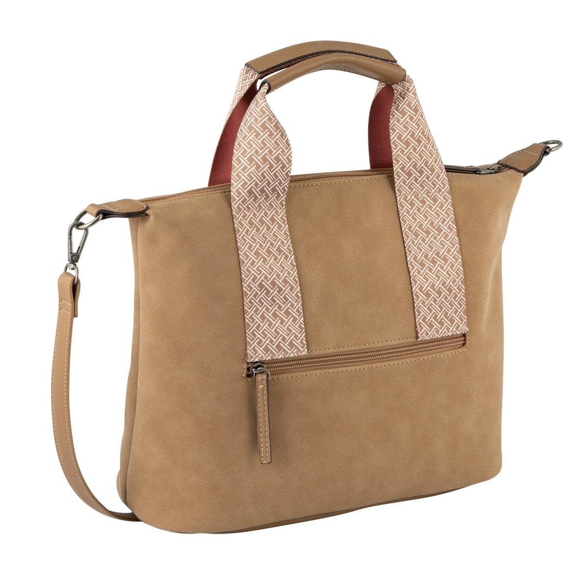 TOM TAILOR Schultertasche TOM TAILOR Bowling Bag CARA Henkeltasche Shopper 35x13x23