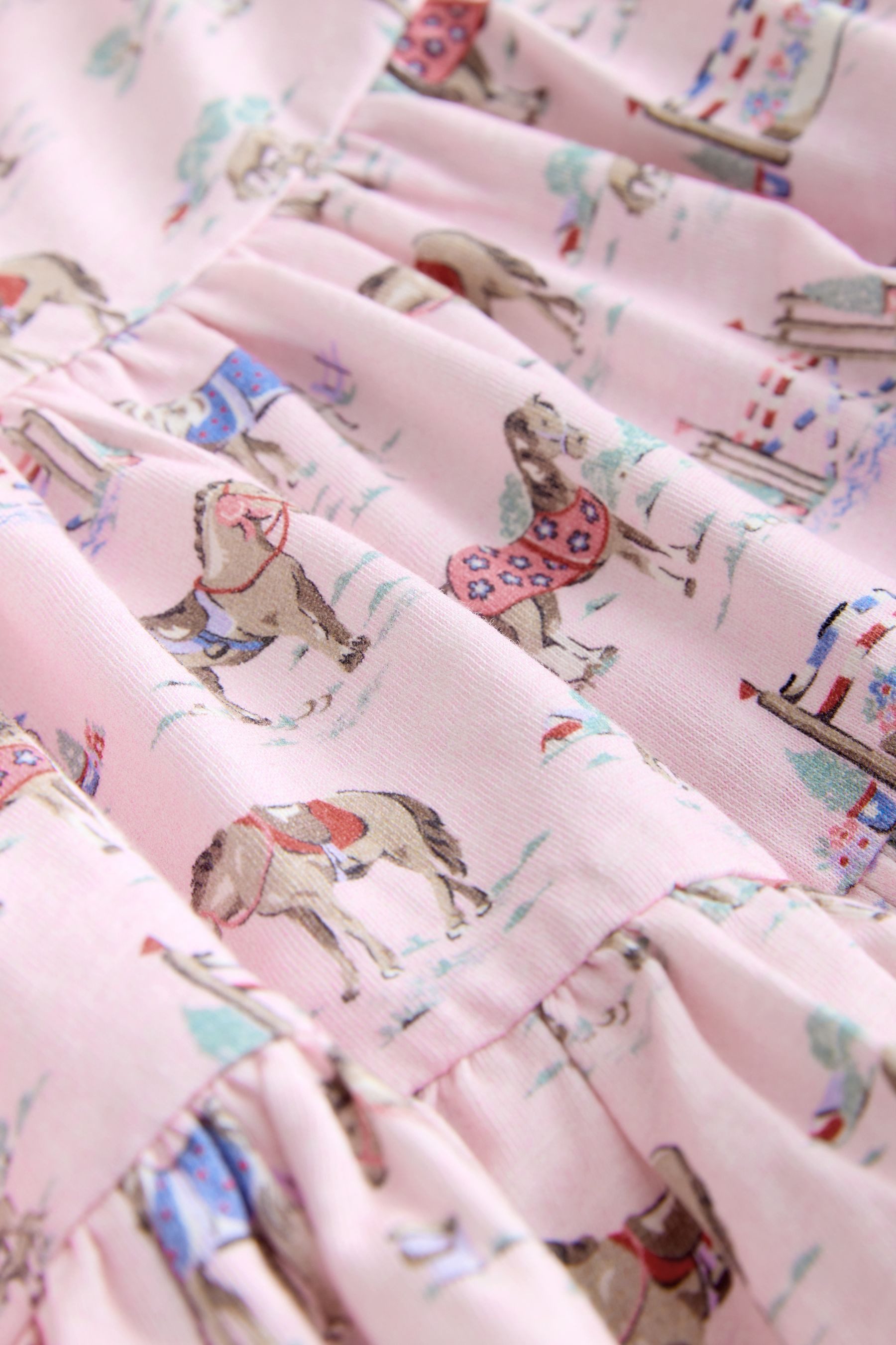 Next Jerseykleid Cath Kidston Volantkleid aus Jersey (1-tlg)