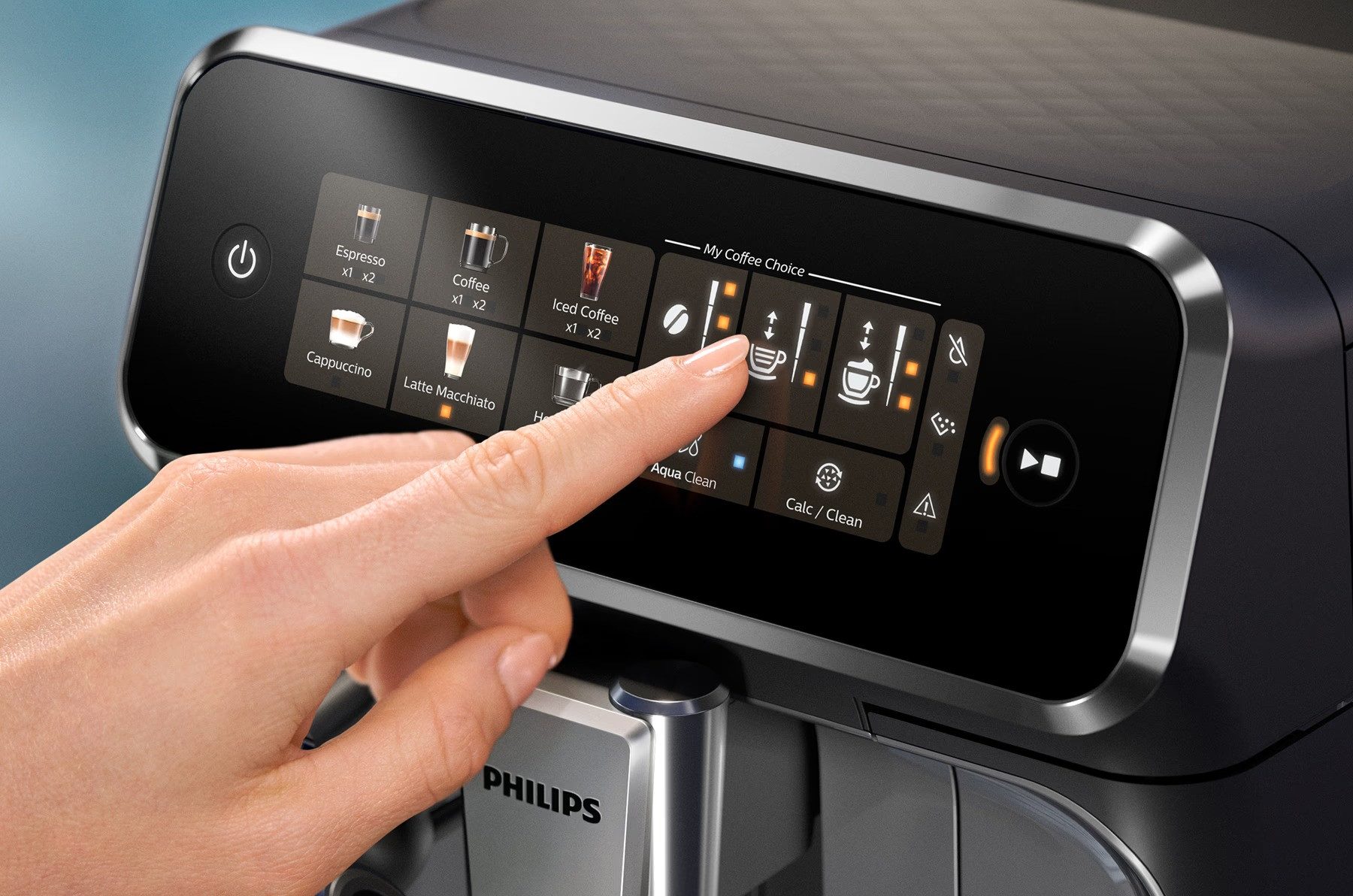 Philips Kaffeevollautomat EP3343/50, LatteGo Milchsystem 6 Getränke 15 Bar