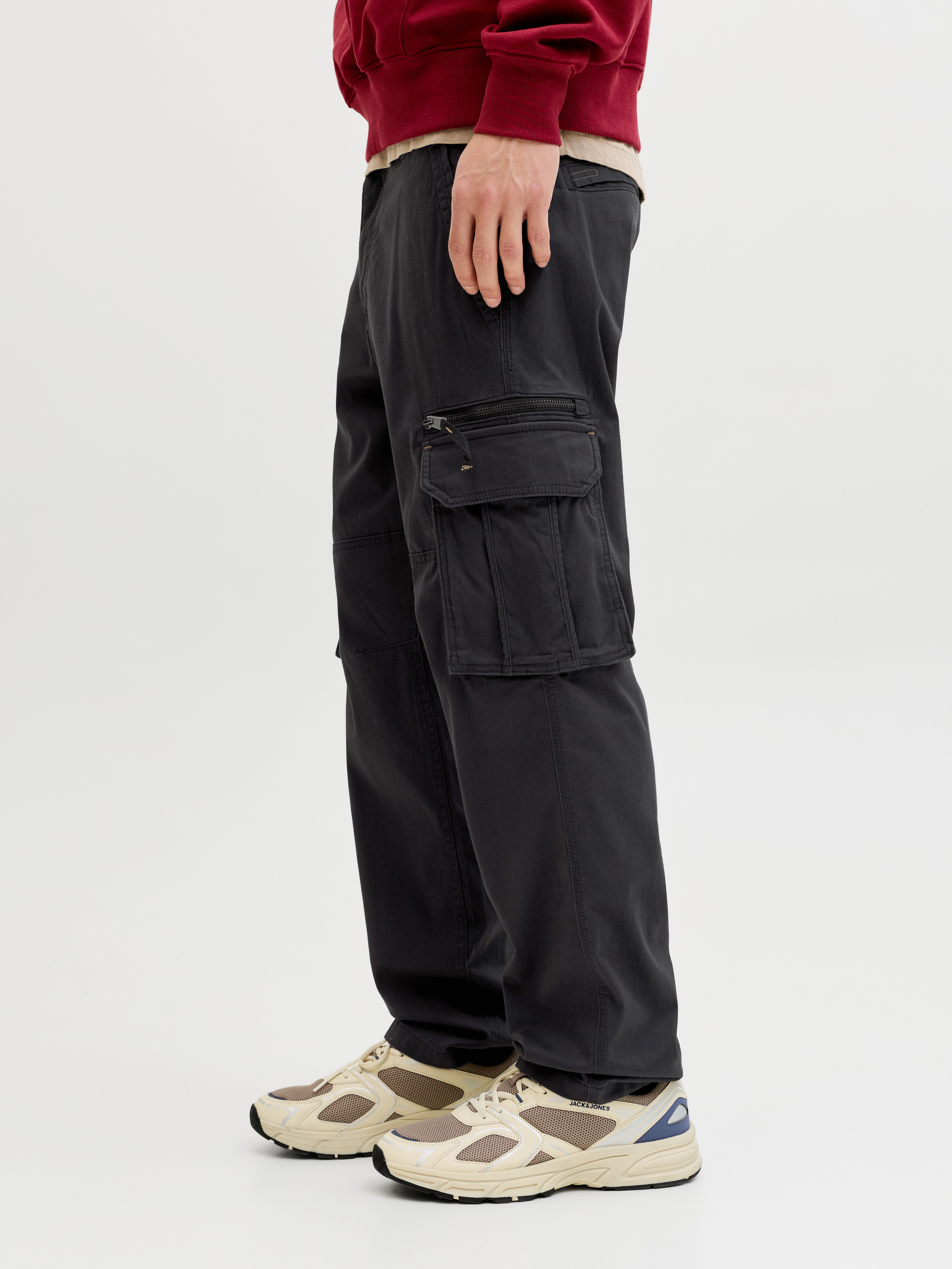Jack & Jones Cargohose JPSTKANE DOVER ZIP CARGO SN mit Seitentaschen