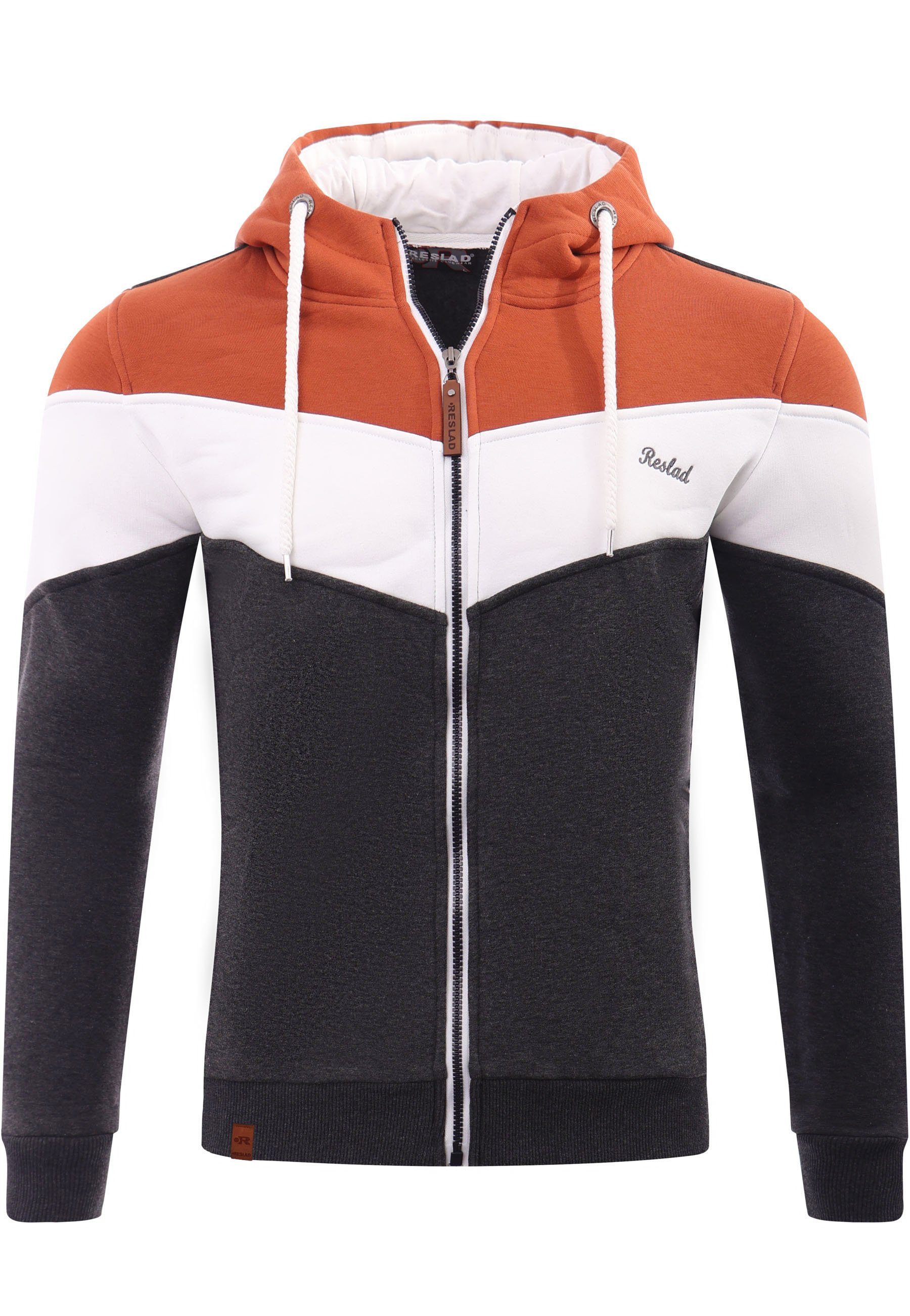 Reslad Sweatjacke Reslad Sweatjacke Zipper RS-1007 (1-tlg) Winter-Pullover günstig online kaufen